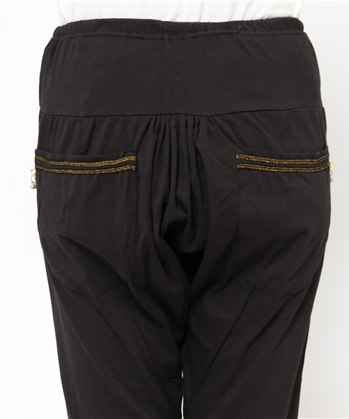 チャイハネ（チャイハネ）の「【チャイハネ】カットソーサルエルイージーパンツ（その他パンツ・レディース・イエロー/ブルー/ブラック/グリーン/ブラウン・FREE）」の10枚目の写真