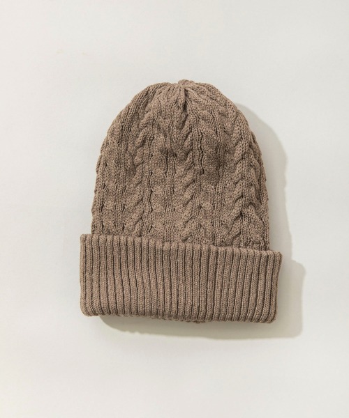 Munich（ミューニック）の「ダブルフェイスニットビニー（ニットキャップ/ビーニー・レディース・マスタード/モカ/ネイビー/チャコールグレー/グレー/ブラック・FREE）」の7枚目の写真