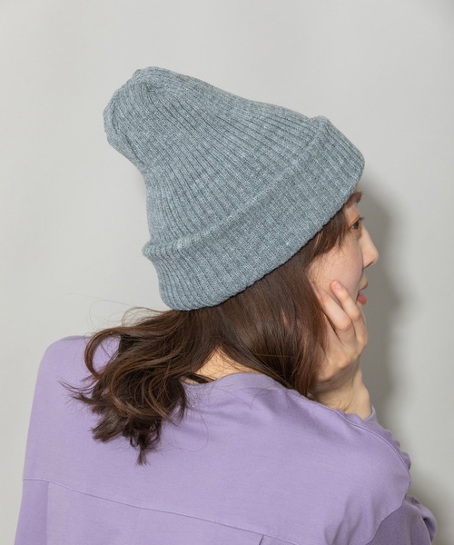 Munich（ミューニック）の「ダブルフェイスニットビニー（ニットキャップ/ビーニー・レディース・マスタード/モカ/ネイビー/チャコールグレー/グレー/ブラック・FREE）」の13枚目の写真