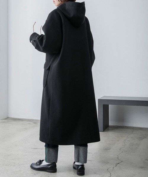 RUUBON】melton volume duffle coat / メルトン ボリューム