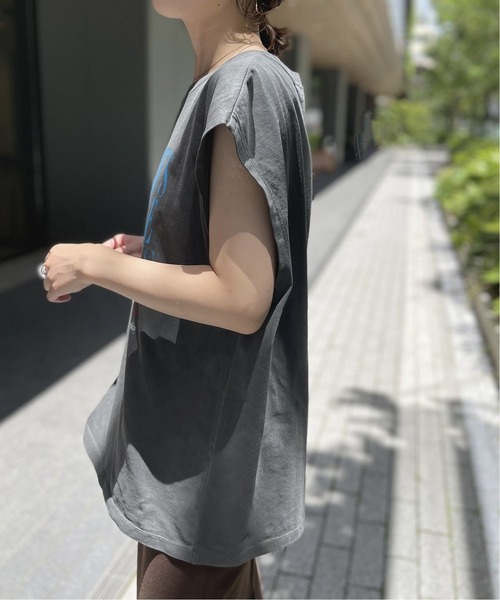 GOOD ROCK SPEED(グッドロックスピード)の「【GOOD ROCK SPEED/グッドロックスピード】ROCK TEE(Tシャツ/カットソー・レディース・ブラック/ベージュ・FREE)」の8枚目の写真
