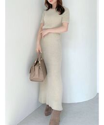 RESEXXY | ミニシャギーニットフレアワンピース(ワンピース)