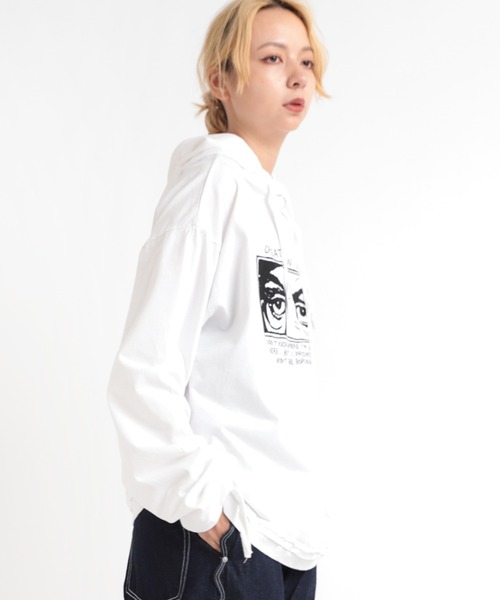 RNA（アールエヌエー）の「M1936 EYESルーズフーディー（パーカー・レディース・ブラック/ベージュ/ホワイト・MEDIUM）」の19枚目の写真