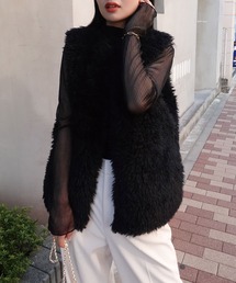 CORNERS | ボリュームファーベスト(その他アウター)