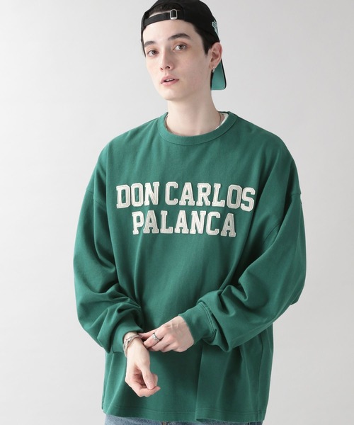 SIGNAL SPORTS（シグナルスポーツ）の「【SIGNAL SPORTS】カレッジロゴ刺繍ロンT（Tシャツ/カットソー・メンズ・ホワイト/イエロー/グリーン・MEDIUM/LARGE）」の10枚目の写真