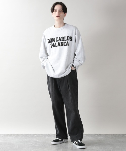 SIGNAL SPORTS（シグナルスポーツ）の「【SIGNAL SPORTS】カレッジロゴ刺繍ロンT（Tシャツ/カットソー・メンズ・ホワイト/イエロー/グリーン・MEDIUM/LARGE）」の12枚目の写真