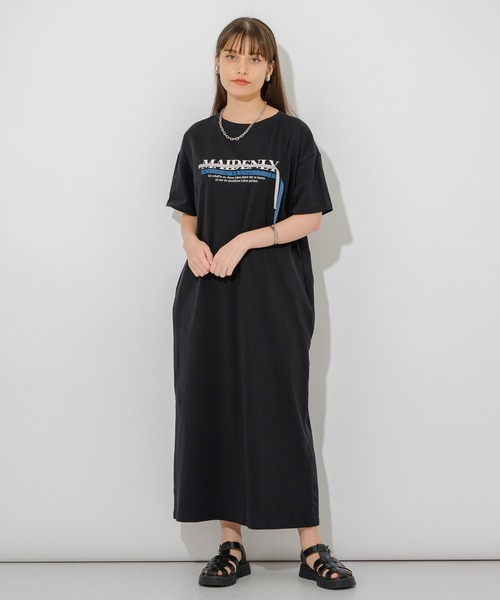 vingtrois（バントロア）の「vingtrois ロゴテープ2WAYワンピース（ワンピース・レディース・ホワイト/ブラック/ブルー・FREE）」の22枚目の写真