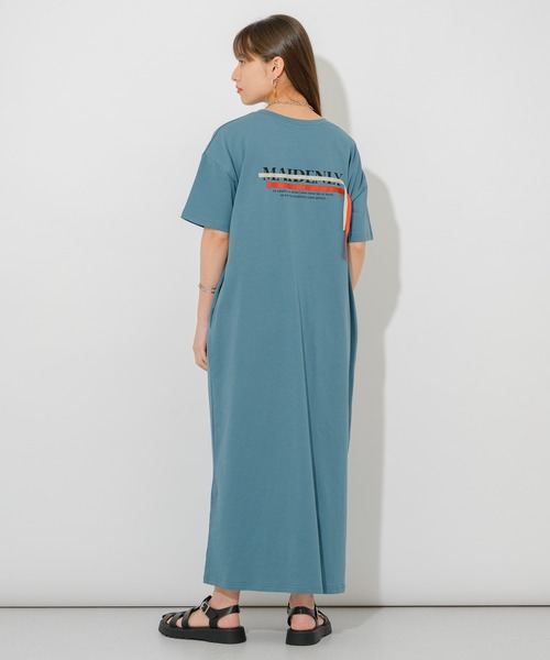 vingtrois（バントロア）の「vingtrois ロゴテープ2WAYワンピース（ワンピース・レディース・ホワイト/ブラック/ブルー・FREE）」の17枚目の写真