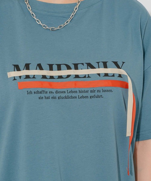 vingtrois（バントロア）の「vingtrois ロゴテープ2WAYワンピース（ワンピース・レディース・ホワイト/ブラック/ブルー・FREE）」の21枚目の写真