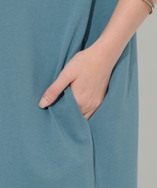 vingtrois（バントロア）の「vingtrois ロゴテープ2WAYワンピース（ワンピース・レディース・ホワイト/ブラック/ブルー・FREE）」の15枚目の写真