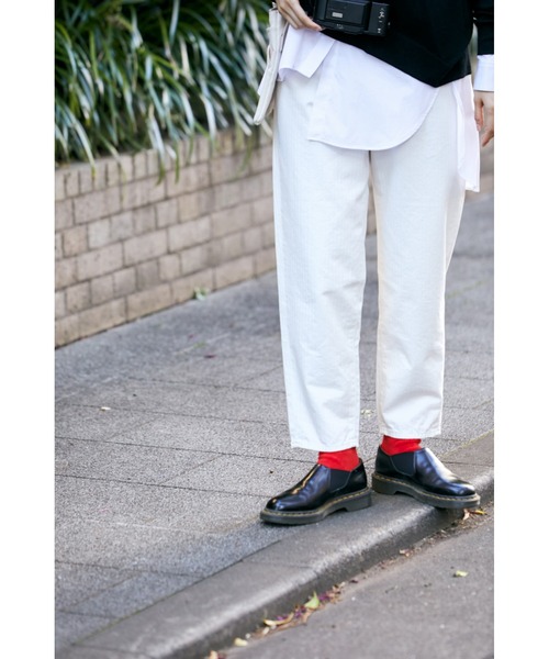 nagonstans(ナゴンスタンス)の「ヘリンボーン Modest(デニムパンツ・レディース・ホワイト・40/38/36/34/32)」の11枚目の写真