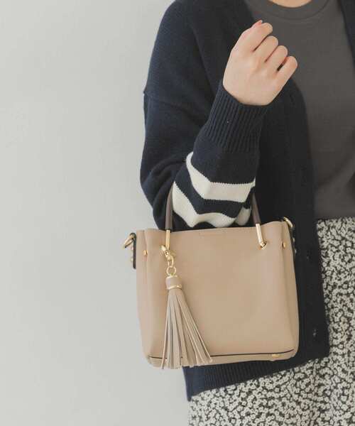 RODE SKO（ロデスコ）の「プチ2WAYトートバッグ（トートバッグ・レディース・ブラック/ベージュ/ホワイト系その他・ONE）」の3枚目の写真