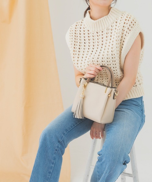 RODE SKO（ロデスコ）の「プチ2WAYトートバッグ（トートバッグ・レディース・ブラック/ベージュ/ホワイト系その他・ONE）」の4枚目の写真