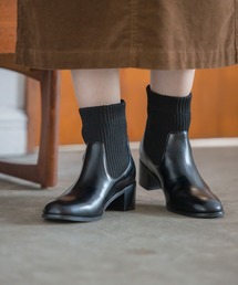 LEPSIM | フェイクレザーキリカエソックスブーツ　123118(ブーツ)