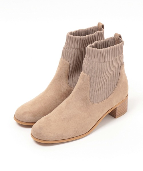 LEPSIM(レプシィム)の「フェイクレザーキリカエソックスブーツ 123118(ブーツ・レディース・ブラック/グレイッシュベージュ/ブラウン・LARGE/MEDIUM)」の7枚目の写真