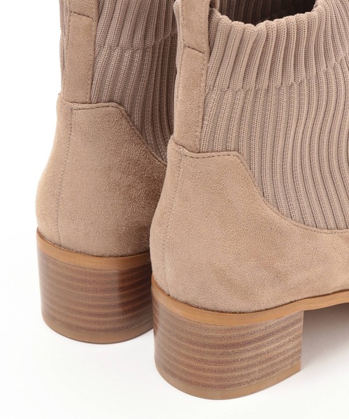 LEPSIM(レプシィム)の「フェイクレザーキリカエソックスブーツ 123118(ブーツ・レディース・ブラック/グレイッシュベージュ/ブラウン・LARGE/MEDIUM)」の14枚目の写真