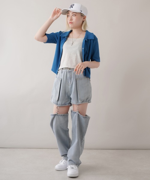 マルチway デニム FREAK'S STORE/マルチウェイ ビスチェ付き デニムパンツ