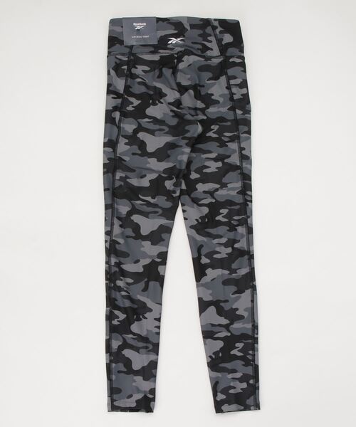Reebok(リーボック)の「ラックス ボールド カモ プリント タイツ / Lux Bold Camo Print Tights(レギンス/スパッツ・レディース・ブラック/ブルー・LARGE/X-LARGE/X-SMALL/SMALL/MEDIUM)」の7枚目の写真