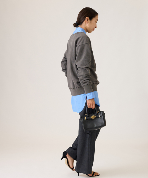 MIXTA(ミクスタ)の「【MIXTA/ミクスタ】CA COUGAR CREW NECK SWEAT SET IN:スウェット(スウェット・レディース・ベージュ/ブラック/アイボリー・MEDIUM)」の5枚目の写真