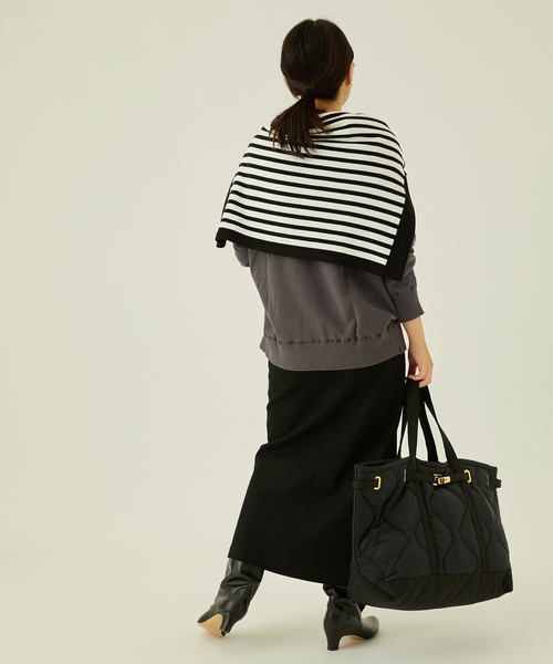 MIXTA(ミクスタ)の「【MIXTA/ミクスタ】CA COUGAR CREW NECK SWEAT SET IN:スウェット(スウェット・レディース・ベージュ/ブラック/アイボリー・MEDIUM)」の12枚目の写真