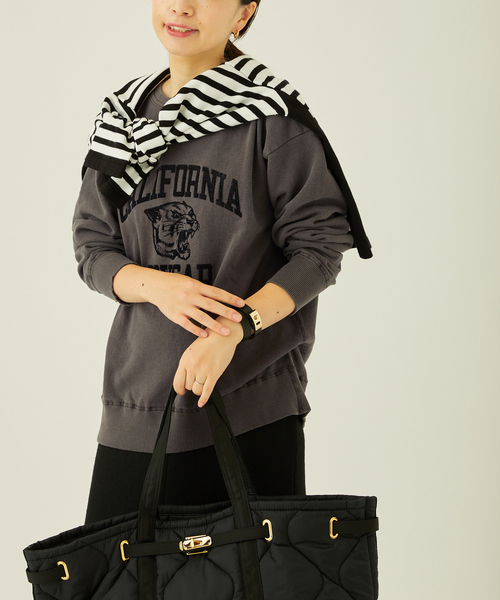 MIXTA(ミクスタ)の「【MIXTA/ミクスタ】CA COUGAR CREW NECK SWEAT SET IN:スウェット(スウェット・レディース・ベージュ/ブラック/アイボリー・MEDIUM)」の14枚目の写真