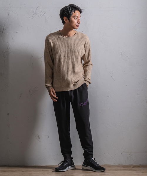 CALL&RESPONSE(コールアンドレスポンス)の「mn2641- スムースニット-ロールネック-プルオーバー ニット(ニット/セーター・メンズ・ブラウン/ブラック/ベージュ/グレー・5/2/1/4)」の11枚目の写真