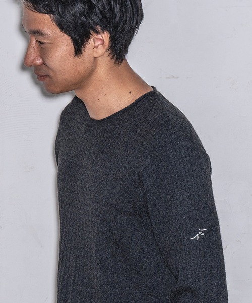 CALL&RESPONSE(コールアンドレスポンス)の「mn2641- スムースニット-ロールネック-プルオーバー ニット(ニット/セーター・メンズ・ブラウン/ブラック/ベージュ/グレー・5/2/1/4)」の18枚目の写真