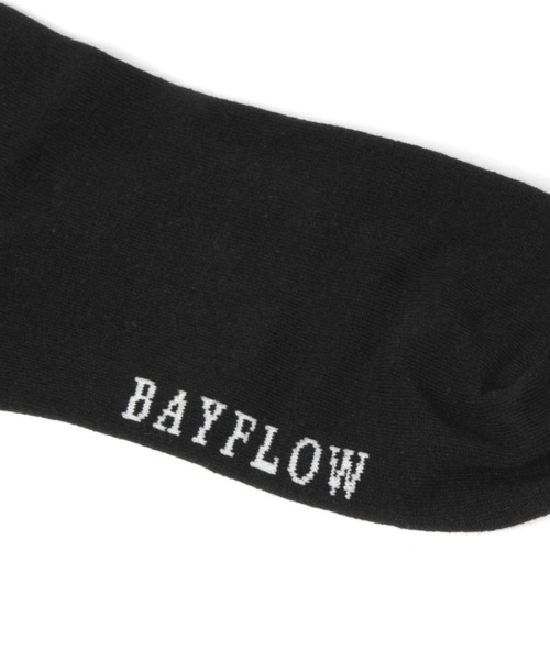 BAYFLOW(ベイフロー)の「フカグチソリッドソックス(ソックス/靴下・レディース・ホワイト/ライトグレー/ブラック/チャコール・FREE)」の7枚目の写真