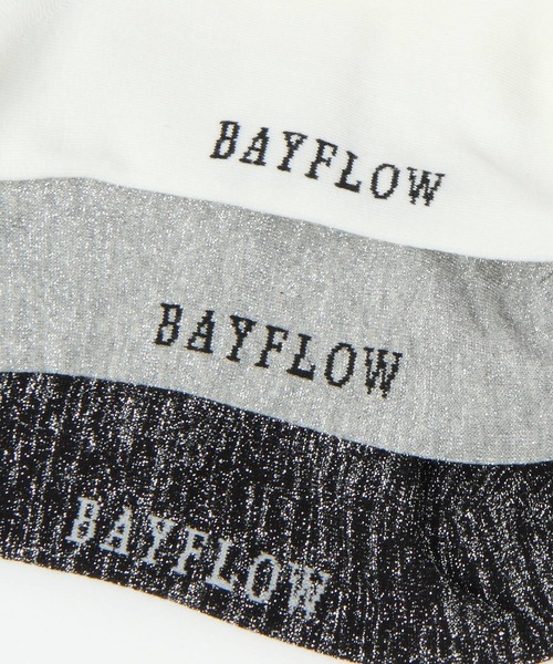 BAYFLOW(ベイフロー)の「フカグチソリッドソックス(ソックス/靴下・レディース・ホワイト/ライトグレー/ブラック/チャコール・FREE)」の8枚目の写真