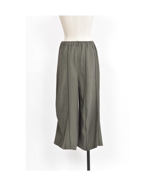 gomme（ゴム）の「ウォームＰツイル　ウェーブ切替パンツ（その他パンツ・レディース・ブラック/カーキ/ブルー・MEDIUM）」の12枚目の写真