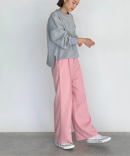 PICCIN（ピッチン）の「バックテーププルオーバー（Tシャツ/カットソー・レディース・ブラック/グレー/オフホワイト・M）」の20枚目の写真