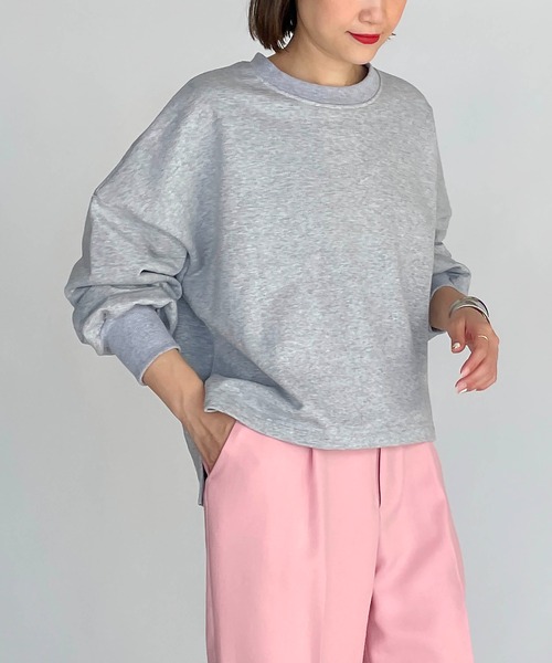 PICCIN（ピッチン）の「バックテーププルオーバー（Tシャツ/カットソー・レディース・ブラック/グレー/オフホワイト・M）」の17枚目の写真