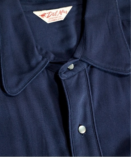C.E.L.STORE(セルストア)の「DEL MAR sportswear / デルマースポーツウエアー 50S DRESS WESTERN SHIRT ドレスウエスタンシャツ(シャツ/ブラウス・メンズ・カーキ/ネイビー/ダークブラウン・MEDIUM/SMALL/LARGE)」の11枚目の写真