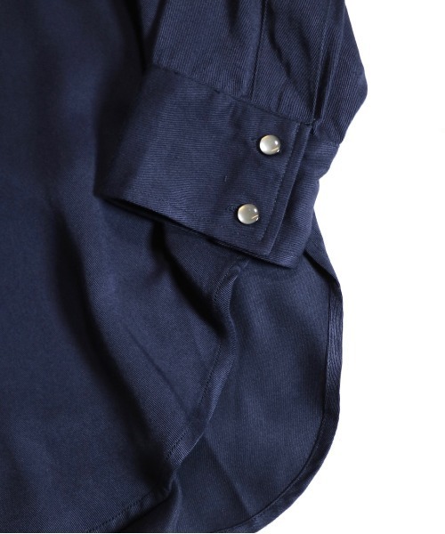 C.E.L.STORE(セルストア)の「DEL MAR sportswear / デルマースポーツウエアー 50S DRESS WESTERN SHIRT ドレスウエスタンシャツ(シャツ/ブラウス・メンズ・カーキ/ネイビー/ダークブラウン・MEDIUM/SMALL/LARGE)」の7枚目の写真
