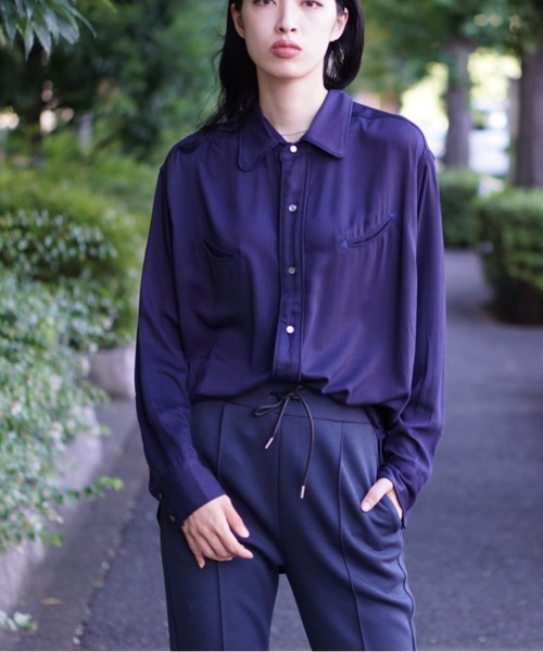 C.E.L.STORE(セルストア)の「DEL MAR sportswear / デルマースポーツウエアー 50S DRESS WESTERN SHIRT ドレスウエスタンシャツ(シャツ/ブラウス・メンズ・カーキ/ネイビー/ダークブラウン・MEDIUM/SMALL/LARGE)」の15枚目の写真