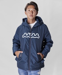 【新品タグ付】ムータマリン　UV撥水　フ－デッドコート　サイズ7　XL　ホワイト muta marine（ムータ・マリン）の「UV撥水フーデッドジャケット