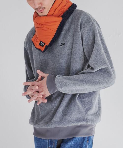 coen（コーエン）の「FreeSpeech(フリースピーチ)別注クルーネックフリース（スウェット・メンズ・ブラウン/イエロー/ケリー/オフホワイト/ブラック/グレー・L/M/S/XL）」の3枚目の写真