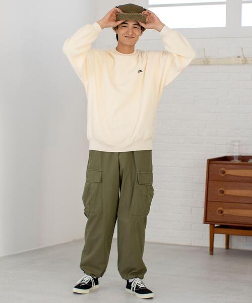 coen（コーエン）の「FreeSpeech(フリースピーチ)別注クルーネックフリース（スウェット・メンズ・ブラウン/イエロー/ケリー/オフホワイト/ブラック/グレー・L/M/S/XL）」の12枚目の写真