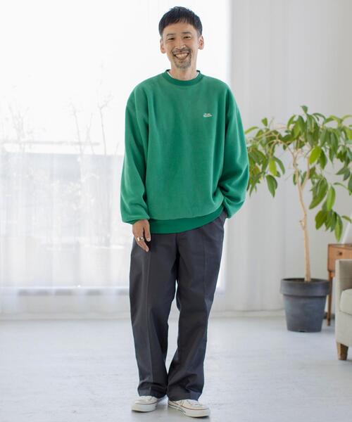 coen（コーエン）の「FreeSpeech(フリースピーチ)別注クルーネックフリース（スウェット・メンズ・ブラウン/イエロー/ケリー/オフホワイト/ブラック/グレー・L/M/S/XL）」の13枚目の写真