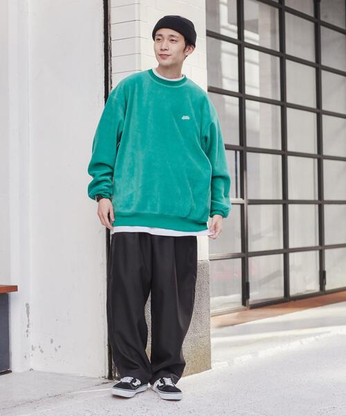 coen（コーエン）の「FreeSpeech(フリースピーチ)別注クルーネックフリース（スウェット・メンズ・ブラウン/イエロー/ケリー/オフホワイト/ブラック/グレー・L/M/S/XL）」の15枚目の写真