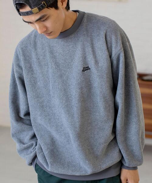 coen（コーエン）の「FreeSpeech(フリースピーチ)別注クルーネックフリース（スウェット・メンズ・ブラウン/イエロー/ケリー/オフホワイト/ブラック/グレー・L/M/S/XL）」の20枚目の写真