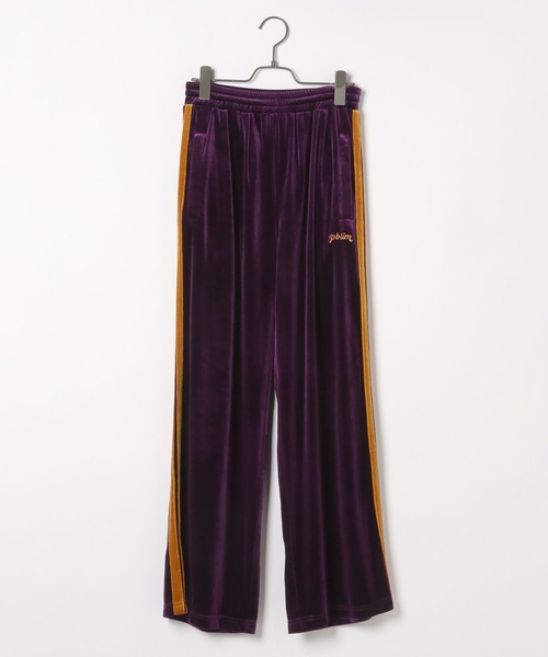 PBLIM（ページボーイリム）の「PAGEBOYLIM/ベロアラインパンツ（その他パンツ・レディース・パープル/ブラウン・FREE）」の22枚目の写真