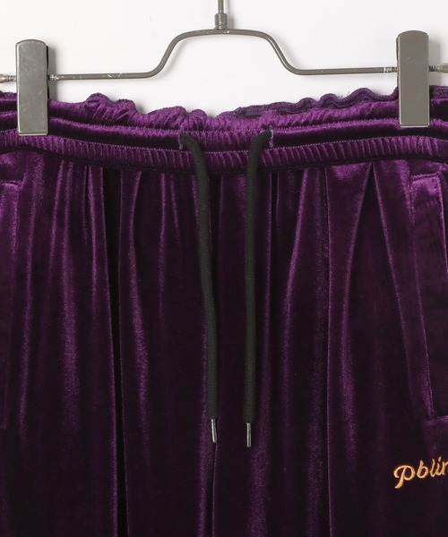 PBLIM（ページボーイリム）の「PAGEBOYLIM/ベロアラインパンツ（その他パンツ・レディース・パープル/ブラウン・FREE）」の5枚目の写真