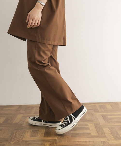 Couleur Meler(クルールメリー)の「Couleur Meler オクユウカ 『セットアップ対応』ストレートパンツ(その他パンツ・レディース・ブラウン/ホワイト系その他・SMALL/MEDIUM)」の14枚目の写真