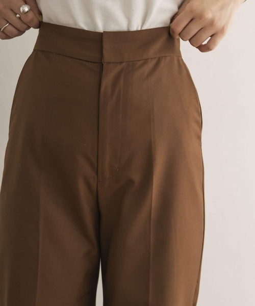 Couleur Meler(クルールメリー)の「Couleur Meler オクユウカ 『セットアップ対応』ストレートパンツ(その他パンツ・レディース・ブラウン/ホワイト系その他・SMALL/MEDIUM)」の16枚目の写真
