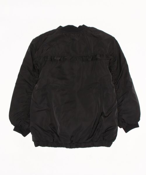 petit main（プティマイン）の「チビフリルMA-1（MA-1・キッズ・ラベンダー/ブラック・M/S）」の14枚目の写真