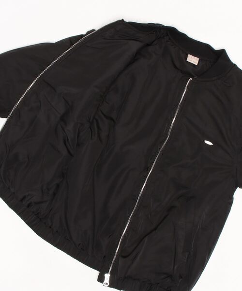 petit main（プティマイン）の「チビフリルMA-1（MA-1・キッズ・ラベンダー/ブラック・M/S）」の16枚目の写真