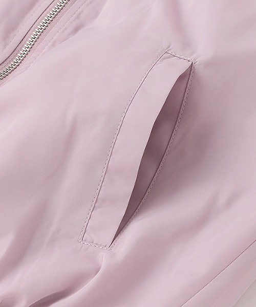 petit main（プティマイン）の「チビフリルMA-1（MA-1・キッズ・ラベンダー/ブラック・M/S）」の8枚目の写真