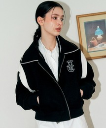 FANCY CLUB | A'GEM/9 × .kom『 FANCY CLUB/ファンシークラブ』/DARK MOON VARSITY JACKET/ダークムーン スタジャン(ブルゾン)