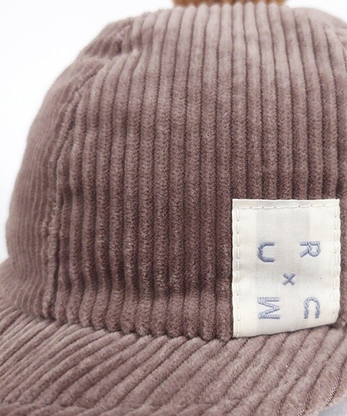 connect M(コネクトエム)の「コーデュロイ耳あてCAP(キャップ・キッズ・ネイビー/ピンクベージュ/グレイッシュベージュ・50cm/52cm/48cm)」の11枚目の写真